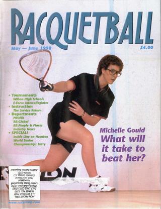 Racquetball Magazine May/June 1998 cover
